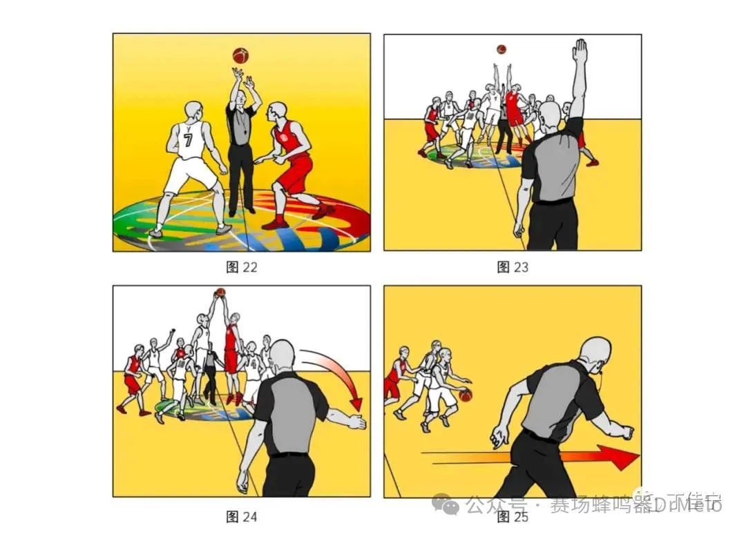 篮球场常见5大违例解析：跳球违例与掷球入界违例详解